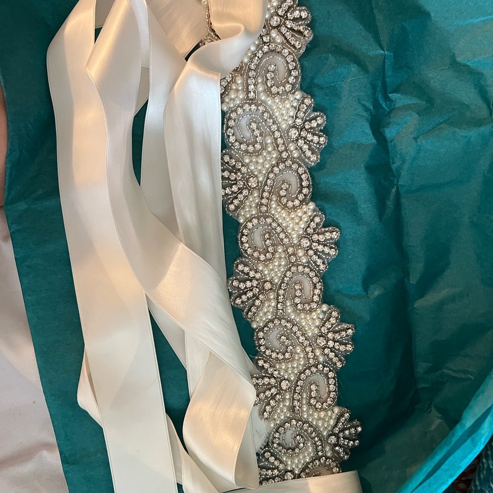 Wedding sash belt
